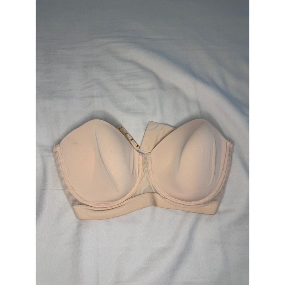 LIVELY Strapless Nude Bra 38DD Lightly Padded Convertible